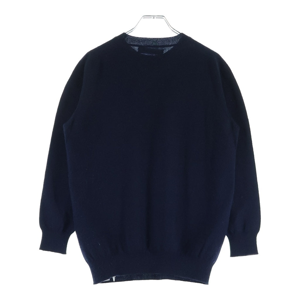 JIL SANDER(ジルサンダー) カシミヤ クルーネックニット セーター ネイビー #36 レディース