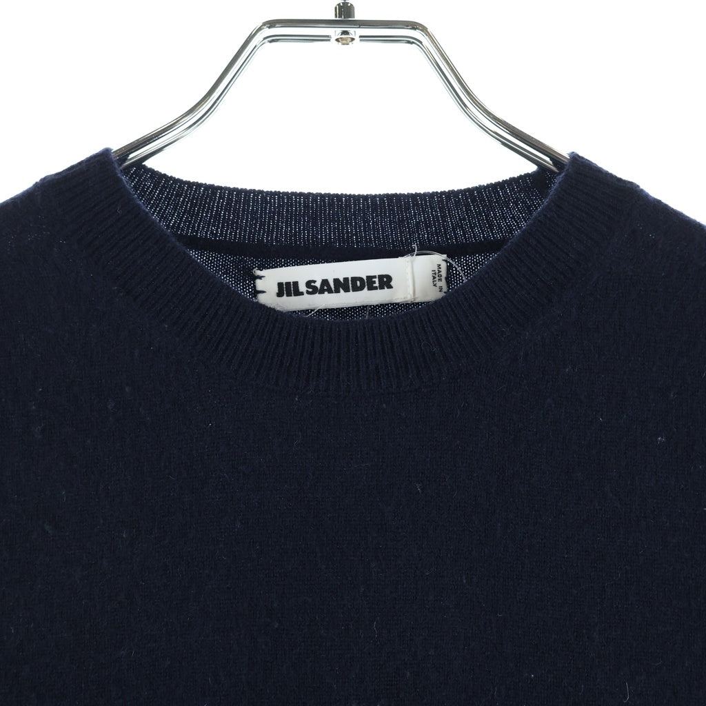 JIL SANDER(ジルサンダー) カシミヤ クルーネックニット セーター ネイビー #36 レディース