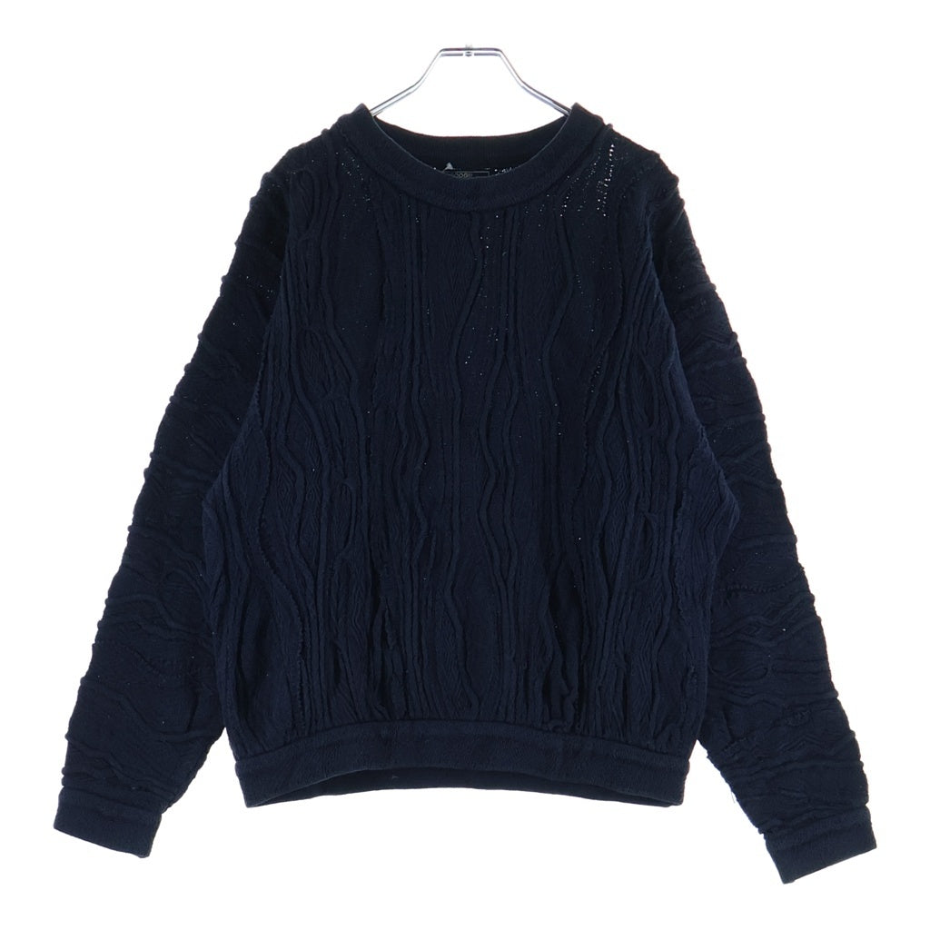 COOGI(クージー) 3D クルーネックケーブルニット ネイビー #S レディース