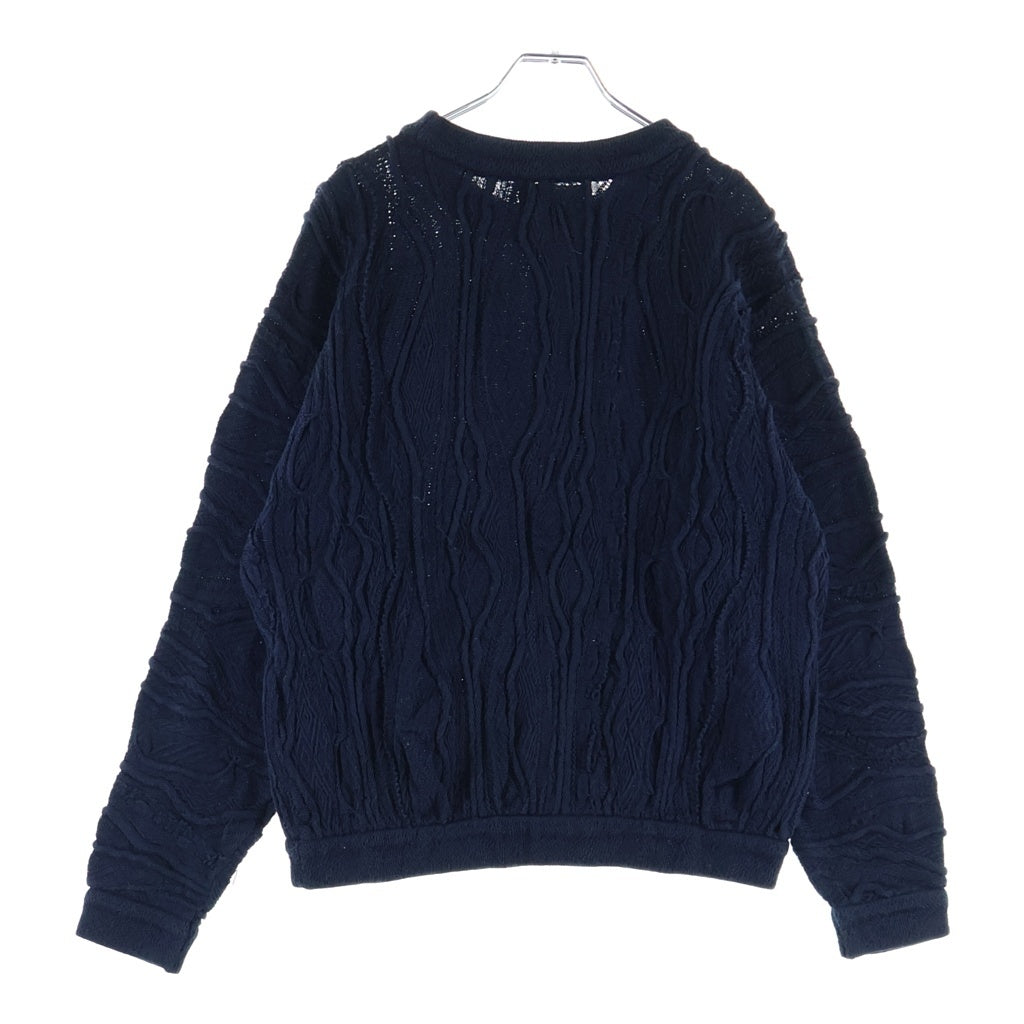 COOGI(クージー) 3D クルーネックケーブルニット ネイビー #S レディース