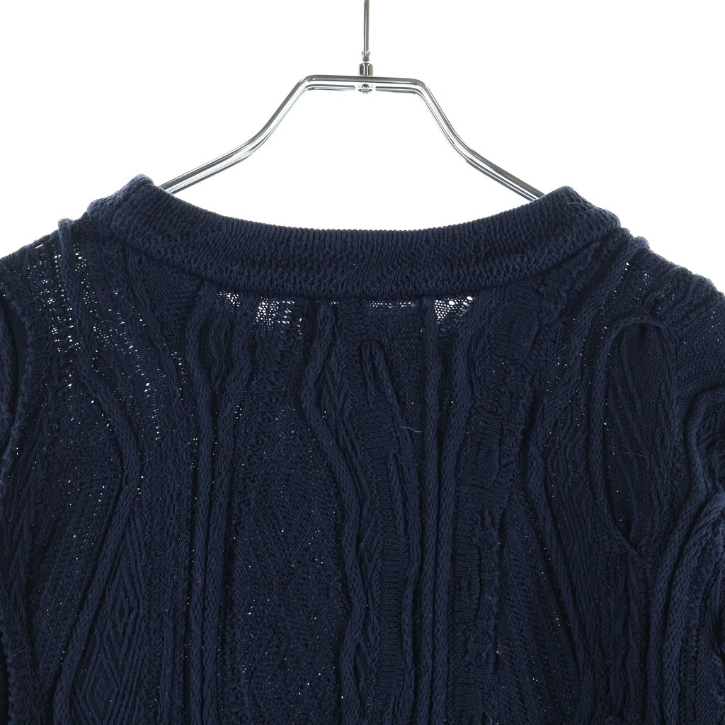 COOGI(クージー) 3D クルーネックケーブルニット ネイビー #S レディース