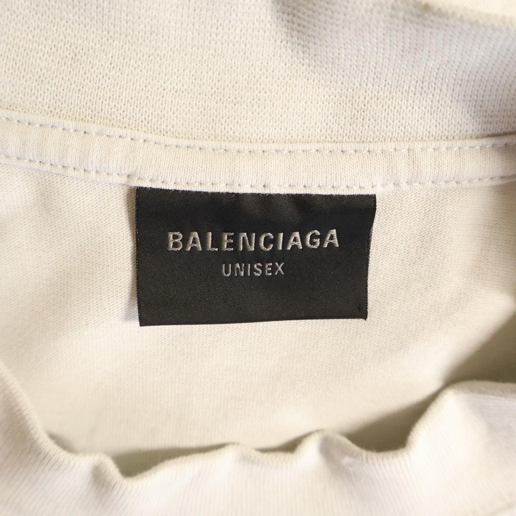 BALENCIAGA(バレンシアガ) フライトシール 半袖Tシャツ カットソー ライトブルー #XXS 764235 レディース