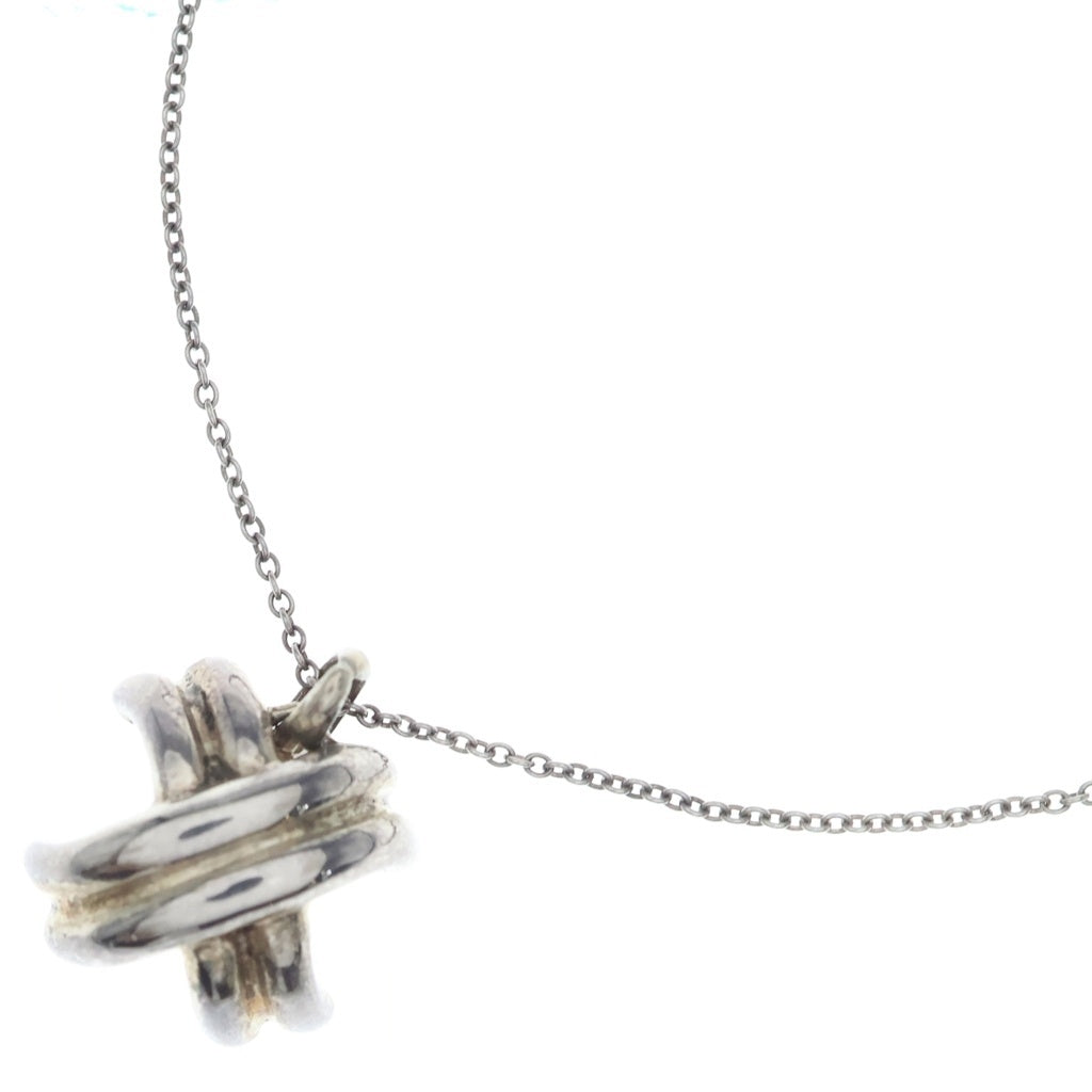 TIFFANY & Co.(ティファニー) シグネチャー クロス ネックレス ペンダント チェーン シルバー SV925 レディース