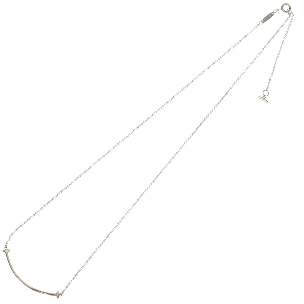 TIFFANY & Co.(ティファニー) Tスマイル ネックレス ペンダント チェーン シルバー Ag925 レディース