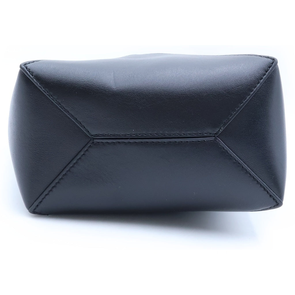 LOEWE(ロエベ) パズルフォルド トートバッグ 2way ショルダー ミニ レザー ブラック レディース