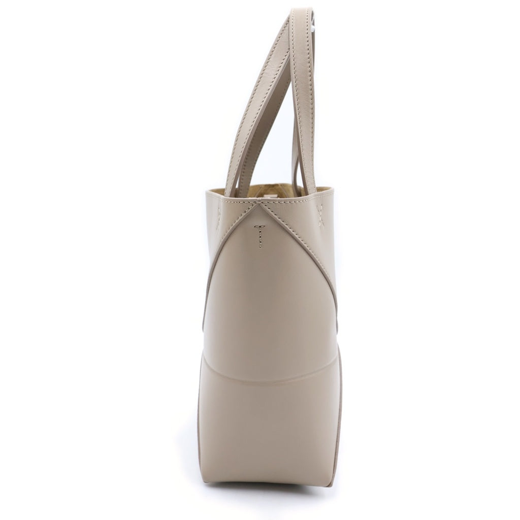LOEWE(ロエベ) パズルフォルド トートバッグ 2way ショルダー ミニ レザー ベージュ レディース