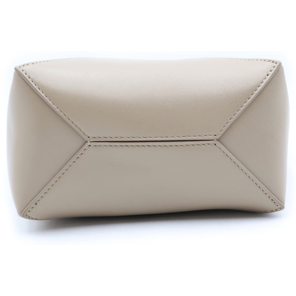 LOEWE(ロエベ) パズルフォルド トートバッグ 2way ショルダー ミニ レザー ベージュ レディース