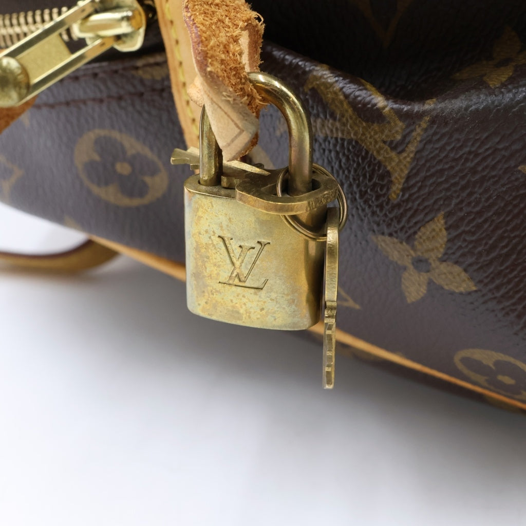 LOUIS VUITTON(ルイヴィトン) モントグレイユGM ショルダーバッグ ボストンバッグ PVCレザー ブラウン M95566 レディース