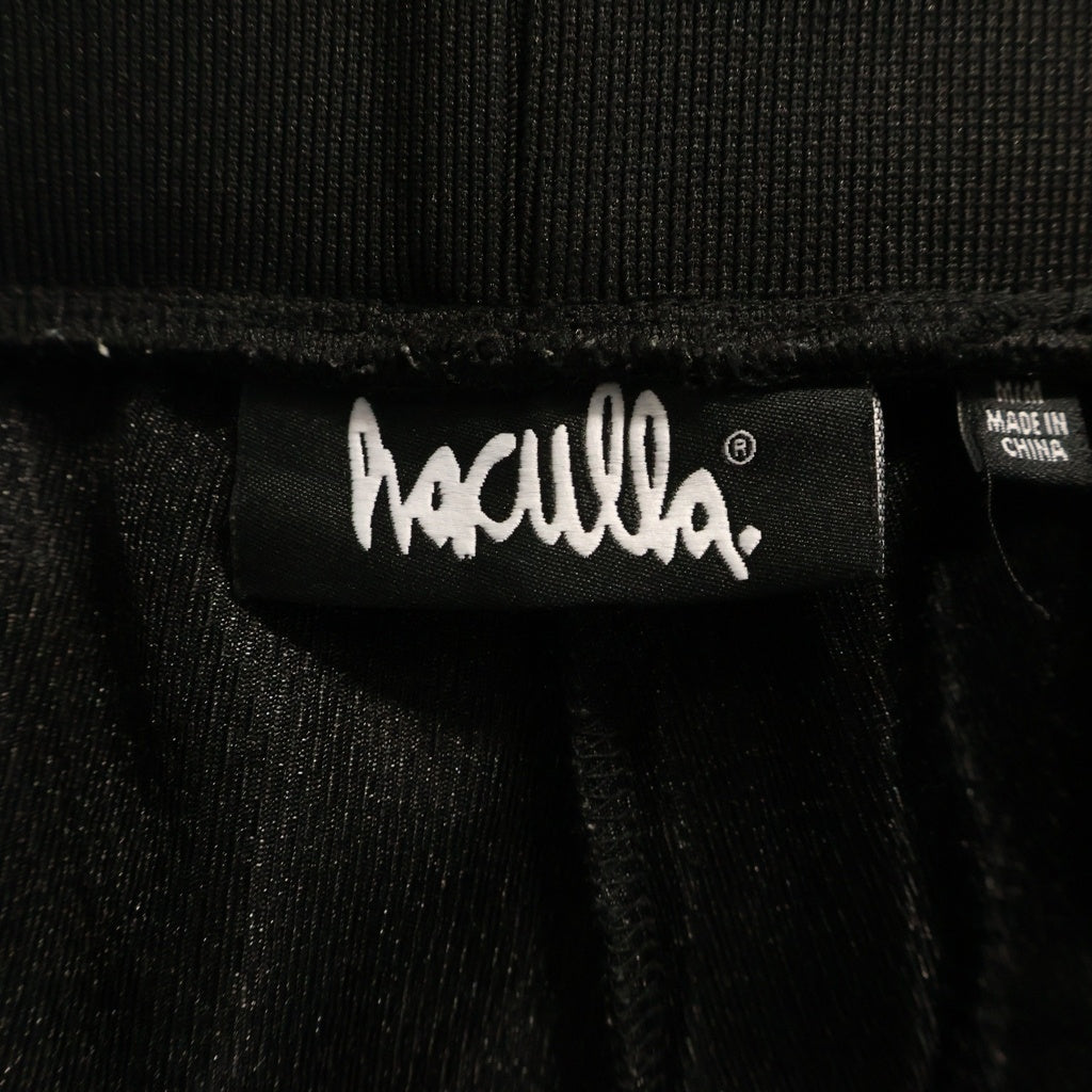 Haculla(ハキュラ) バスケットボール ショーツ ハーブパンツ フレイムパッチ ブラック ポリエステル