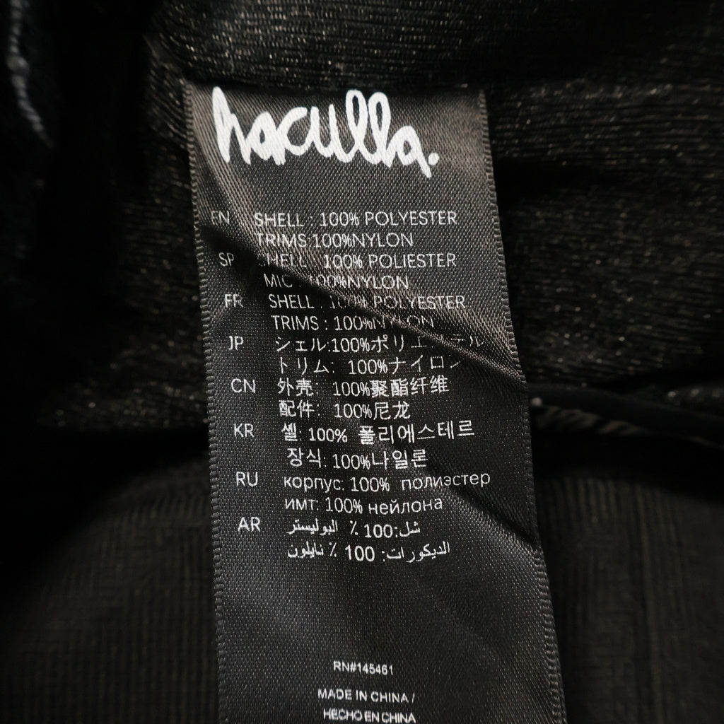 Haculla(ハキュラ) バスケットボール ショーツ ハーブパンツ フレイムパッチ ブラック ポリエステル