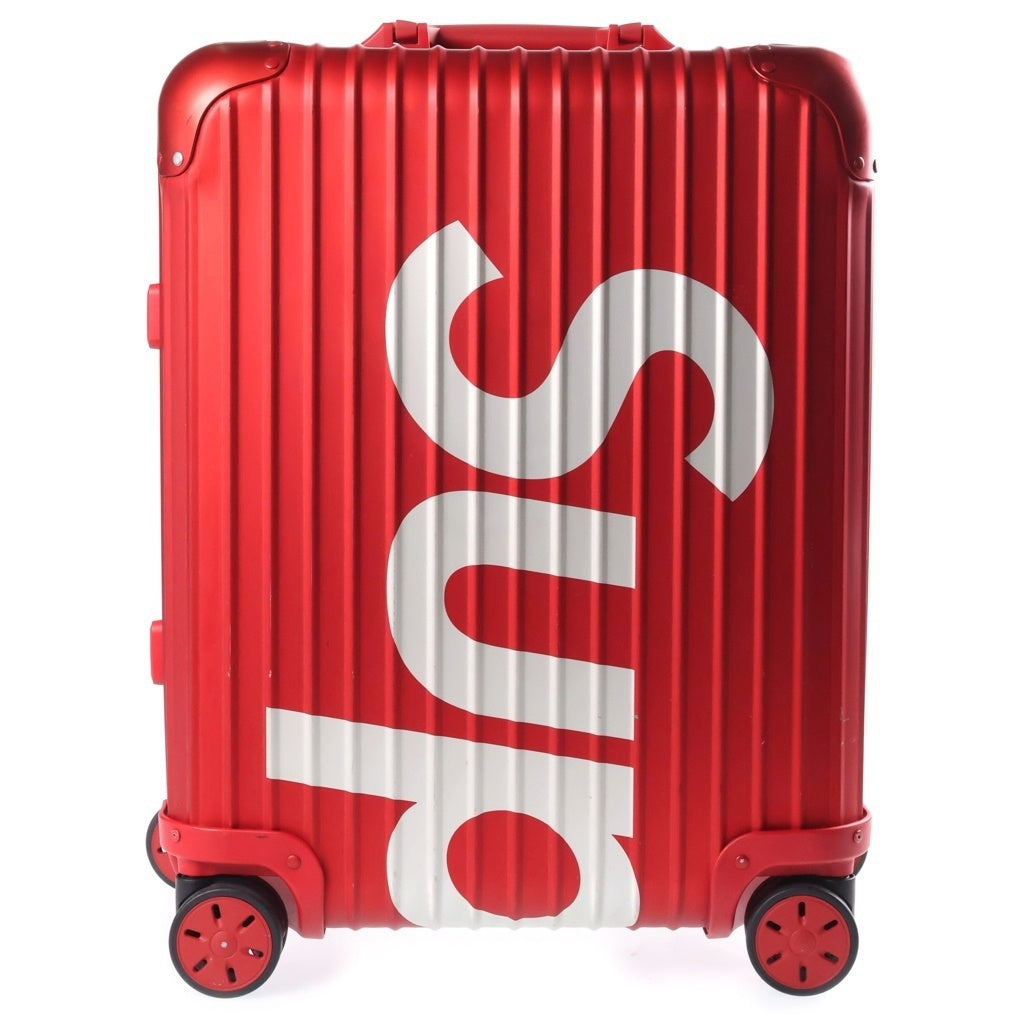 SUPREME(シュプリーム) 18SS ×RIMOWA Topas Multiwheel 45L リモワ トパーズ マルチウィール キャリーケース スーツケース レッド