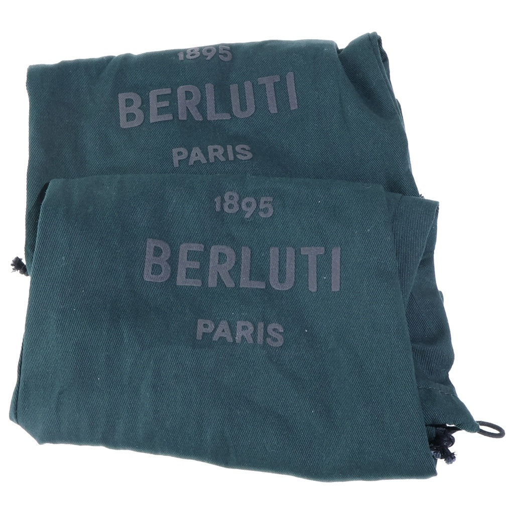 Berluti(ベルルッティ) シャドウ ニットスニーカー ブラウン ストレッチニット×レザー 靴