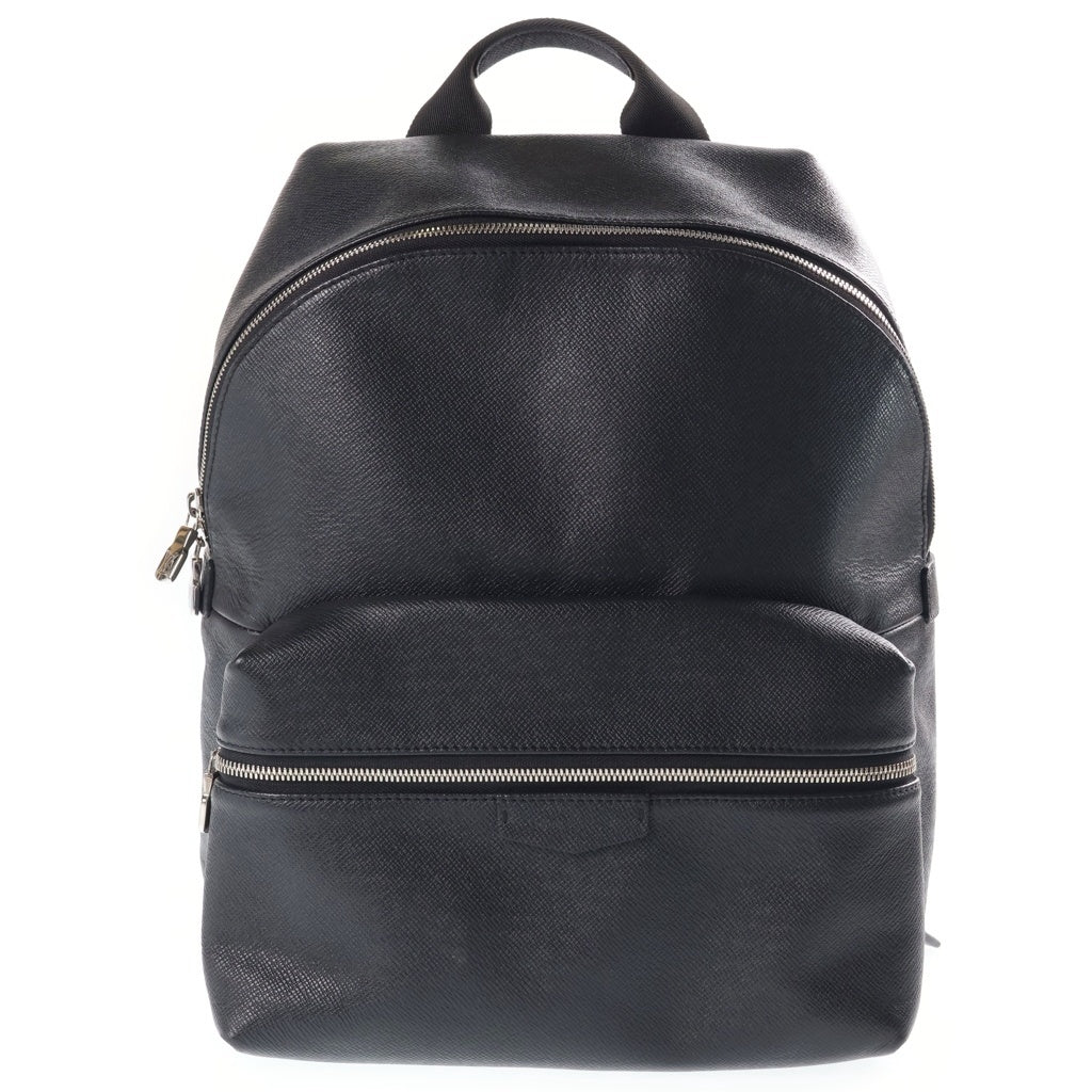 LOUIS VUITTON(ルイヴィトン) タイガ ディスカバリー リュックサック バックパック ブラック ノワール レザー M33450 シルバー金具 レディース