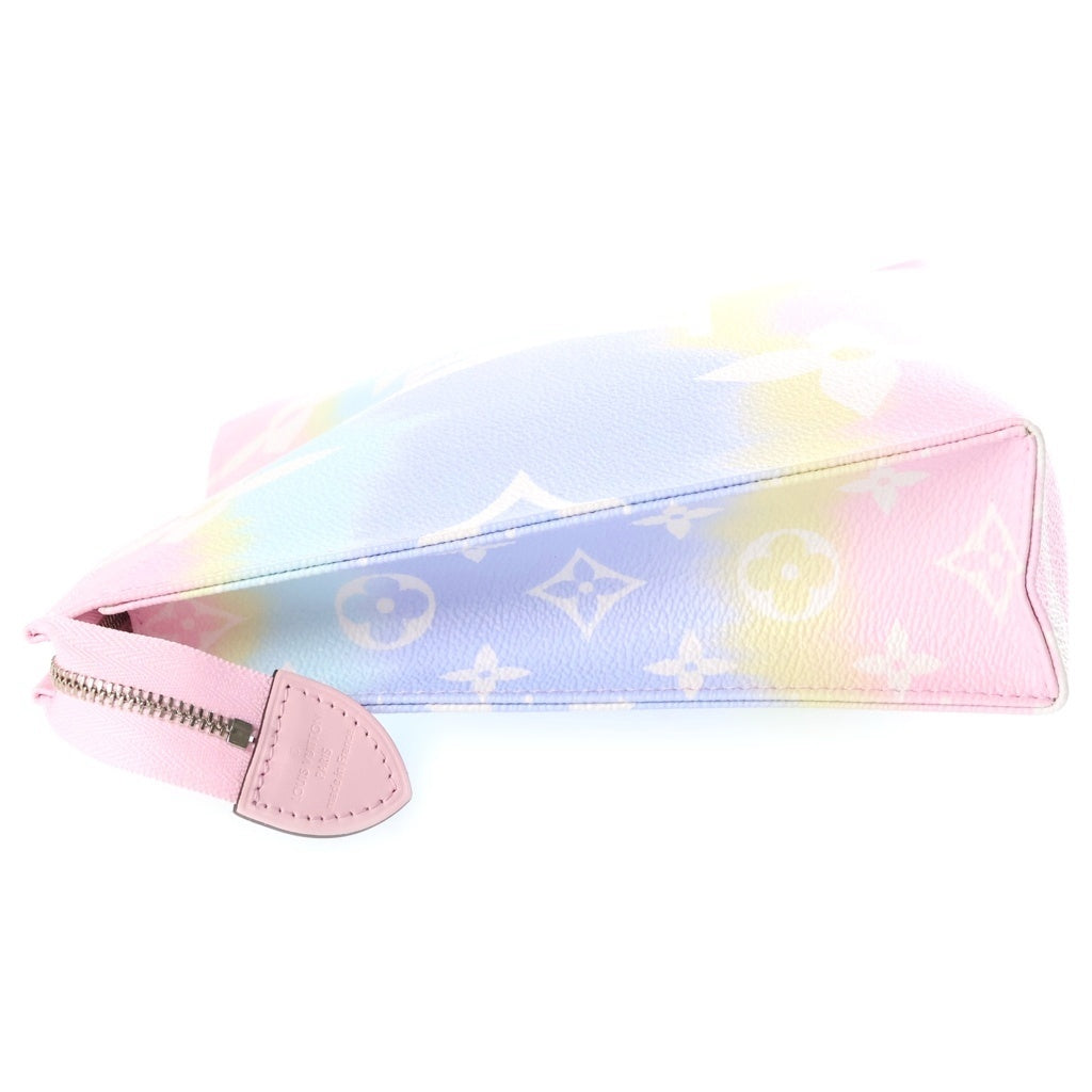 LOUIS VUITTON(ルイヴィトン) LVエスカル ポッシュトワレ26 セカンドバッグ クラッチバッグ マルチカラー パステルカラー レザー M69137 シルバー金具 レディース