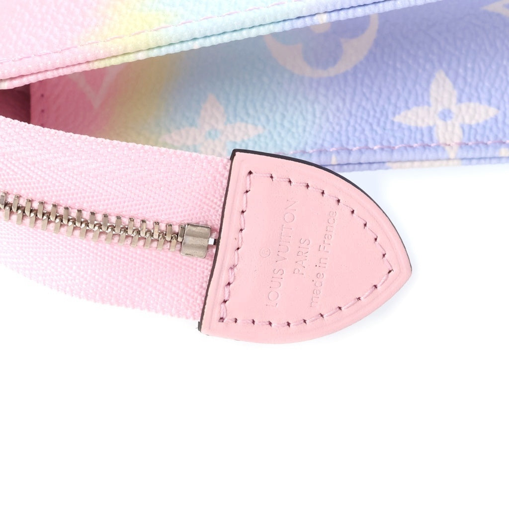 LOUIS VUITTON(ルイヴィトン) LVエスカル ポッシュトワレ26 セカンドバッグ クラッチバッグ マルチカラー パステルカラー レザー M69137 シルバー金具 レディース