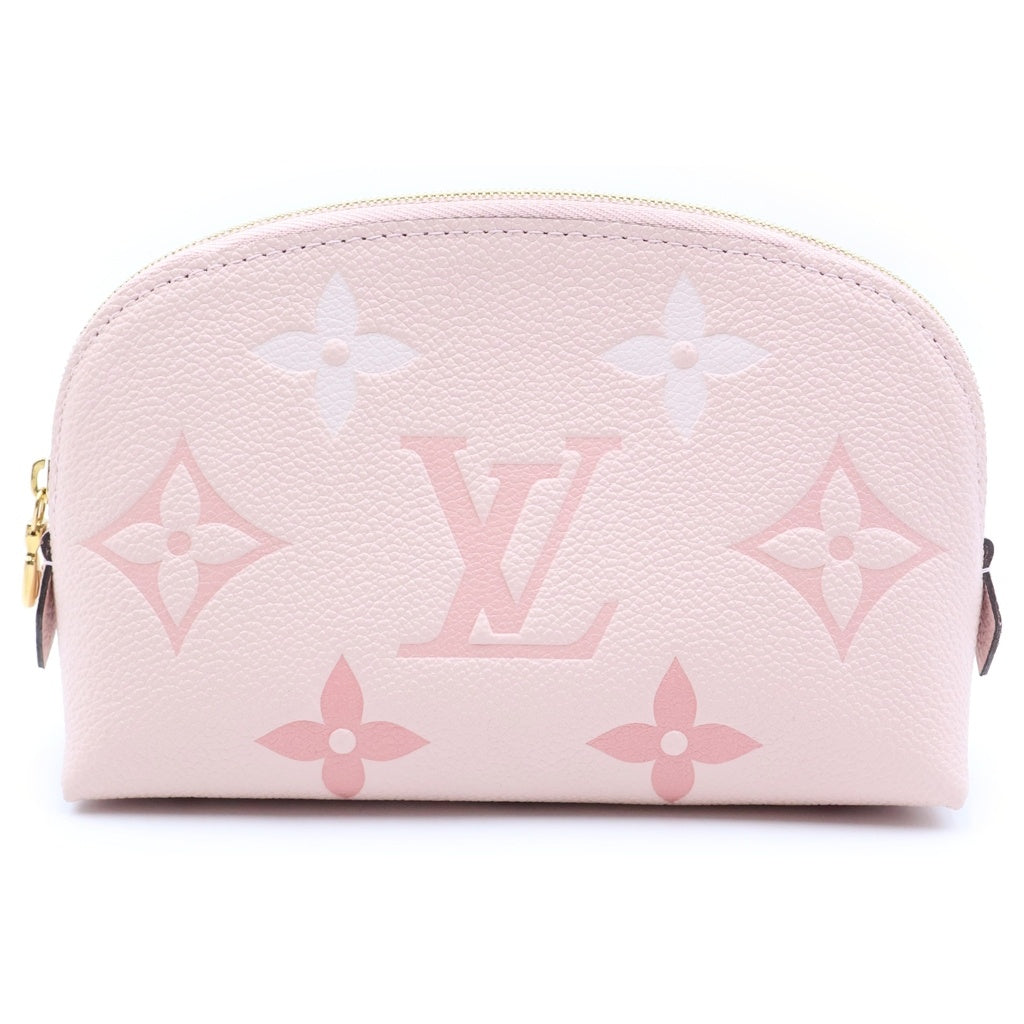 LOUIS VUITTON(ルイヴィトン) モノグラム アンプラント ジャイアント ポシェット・コスメティック ポーチ レザー ピンク M80502 ICタイプ レディース