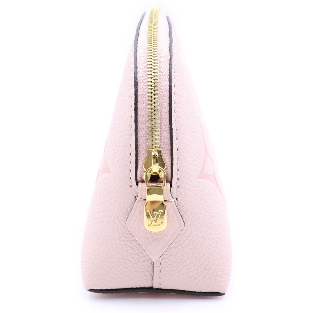 LOUIS VUITTON(ルイヴィトン) モノグラム アンプラント ジャイアント ポシェット・コスメティック ポーチ レザー ピンク M80502 ICタイプ レディース