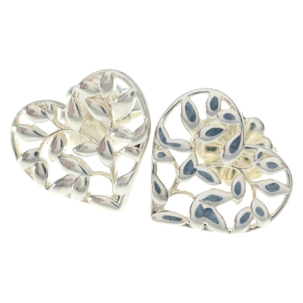 TIFFANY & Co.(ティファニー) オリーブ リーフ ハート ピアス シルバー