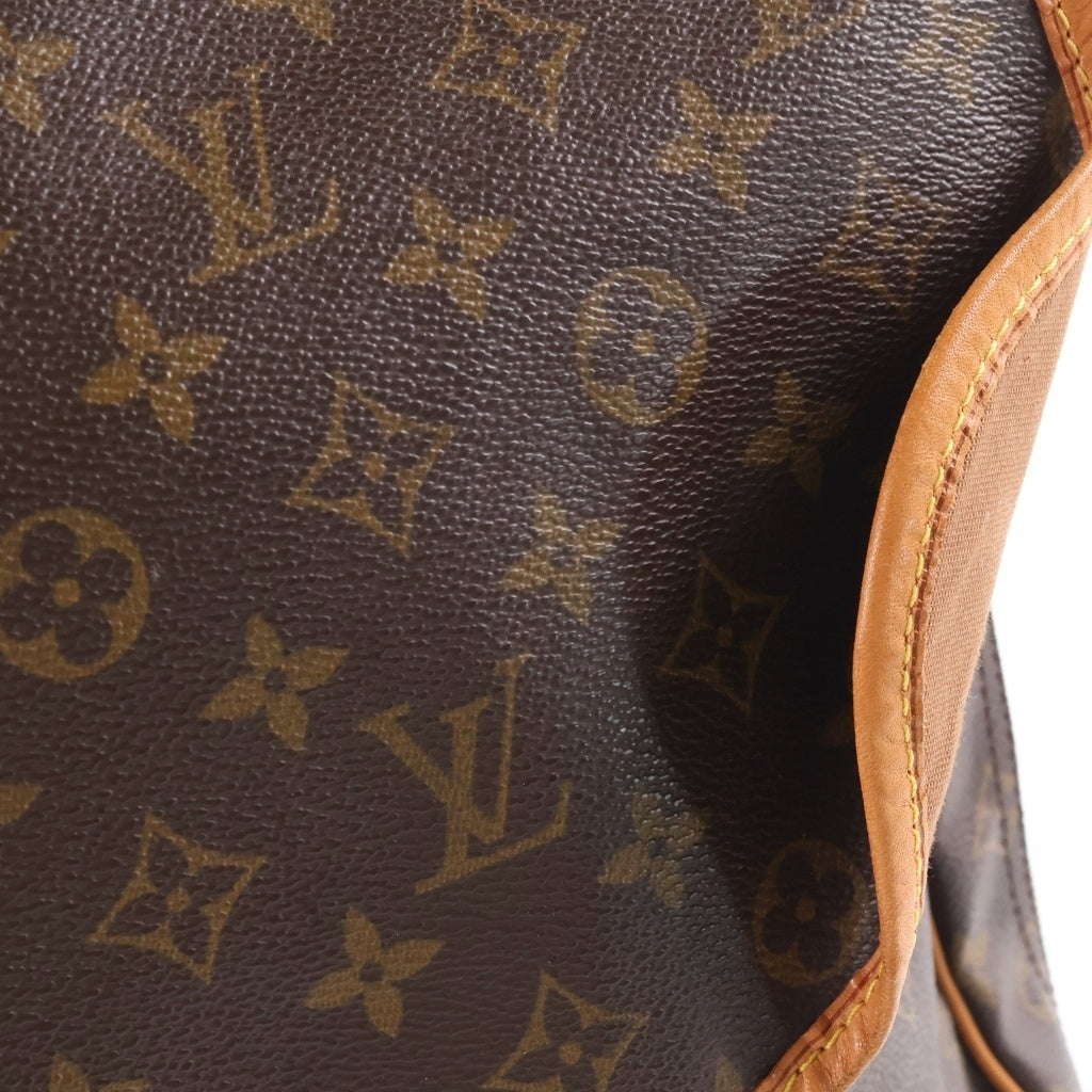 LOUIS VUITTON(ルイヴィトン) モノグラム サックシャス 2WAYハンドバッグ ショルダーバッグ トラベルバッグ ブラウン レザー×PVC M41140 ゴールド金具 レディース