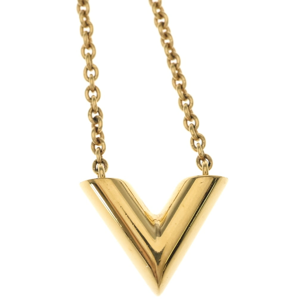 LOUIS VUITTON(ルイヴィトン) エッセンシャルV ネックレス ペンダント チェーン ゴールド M61083 レディース