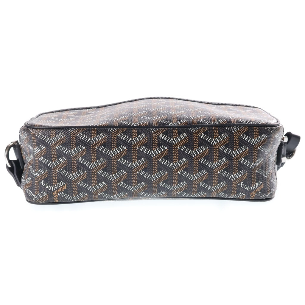 GOYARD(ゴヤール) カップヴェールPM ショルダーバッグ ブラック PVC×レザー シルバー金具 レディース