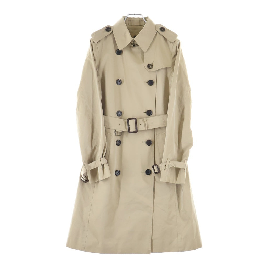 BURBERRY(バーバリー) ダブルトレンチロングコート ベージュ レディース