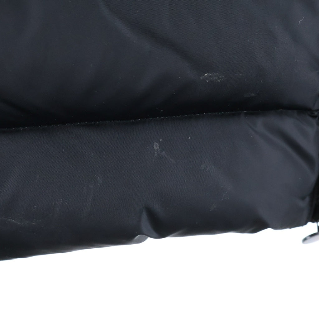 MONCLER(モンクレール) GENEVRIER ジュヌヴリエ ファー付きフーデッドジップアップ ダウンコート ブラック 32093499172568065 レディース