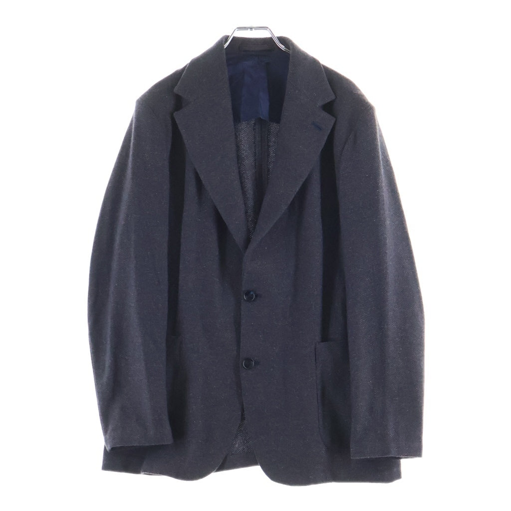 その他(ソノタ) Finjack(フィンジャック) カシミヤ 2Bテーラードジャケット ネイビー/ブラウン FIN-SP29