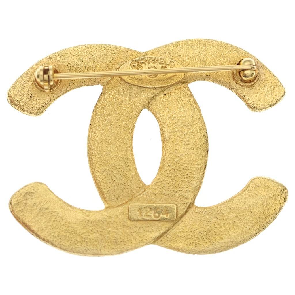 CHANEL(シャネル) ココマーク ブローチ メタル ゴールド 1264 レディース