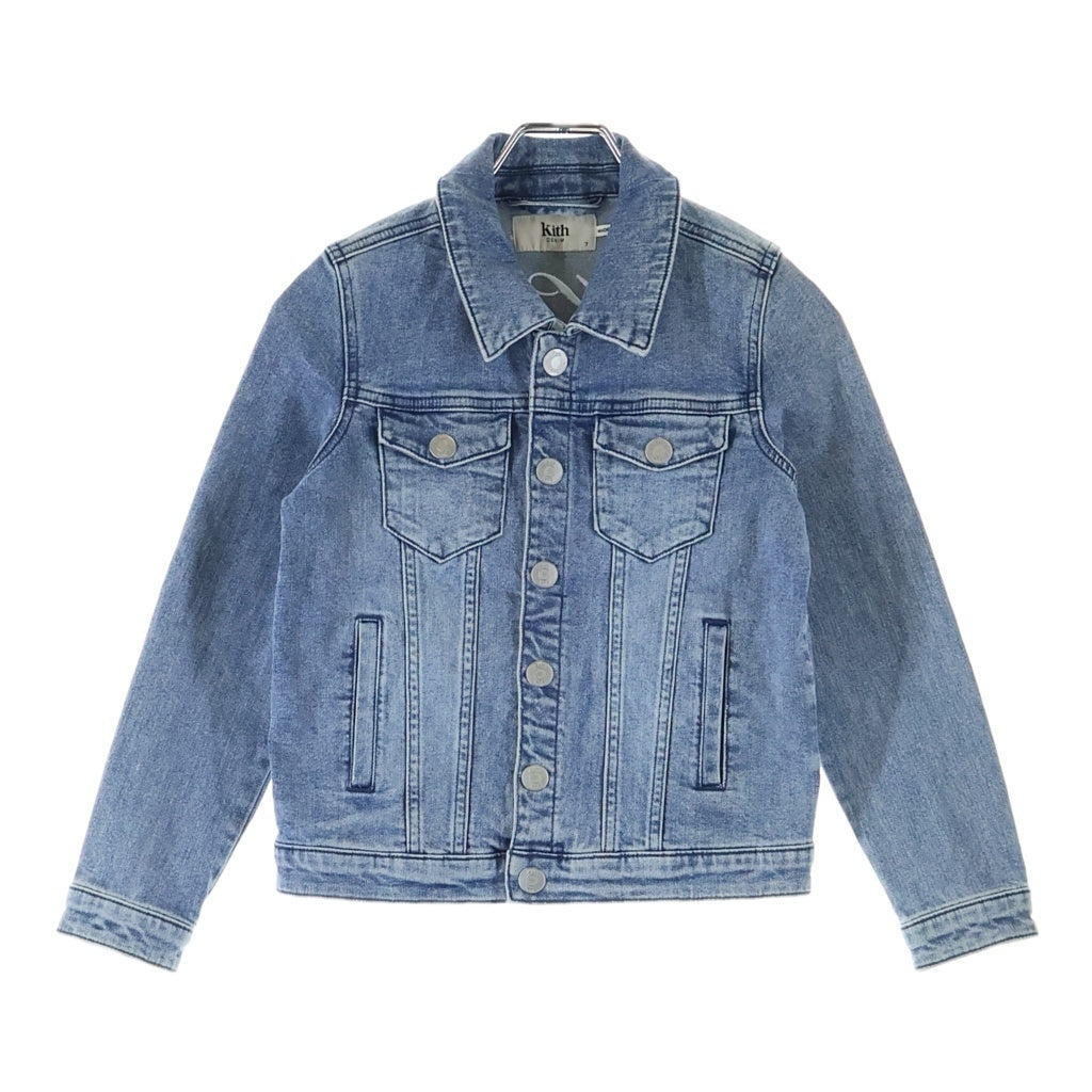 KITH(キス) Kith Kids Classic Denim Jacket キッズ クラシック デニム ジャケット ブルー KHK010050