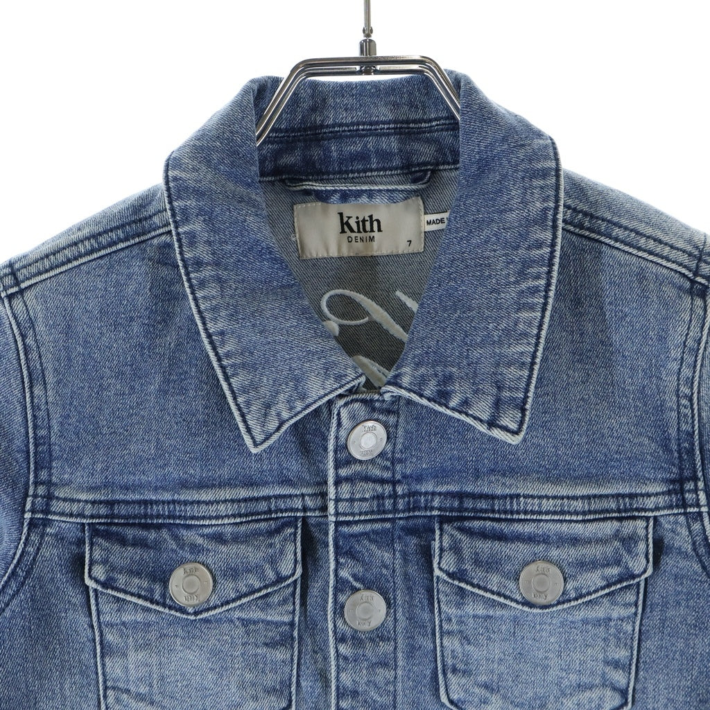 KITH(キス) Kith Kids Classic Denim Jacket キッズ クラシック デニム ジャケット ブルー KHK010050