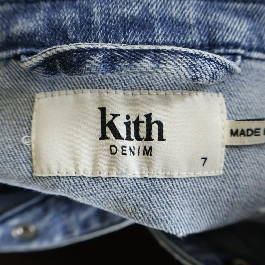 KITH(キス) Kith Kids Classic Denim Jacket キッズ クラシック デニム ジャケット ブルー KHK010050