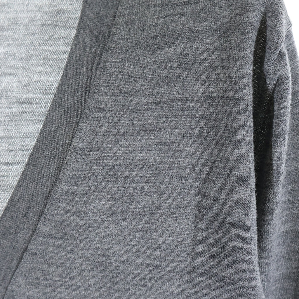 Dior HOMME(ディオールオム) Bee刺繍 ニットカーディガン ウール グレー 003M201BT532