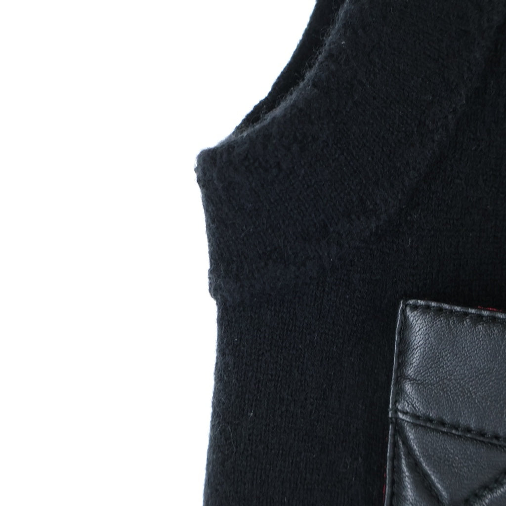 CHANEL(シャネル) Cashmere Knit Vest カシミヤニットベスト マトラッセ4ポケット ブラック P77855K11239 レディース