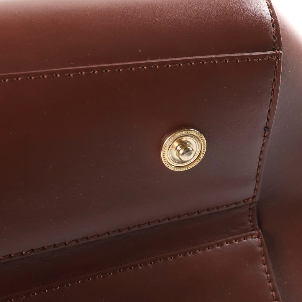 ZANCHETTI(ザンチェッティ) アムレット ハンドバッグ 2way ショルダー レザー ブラウン レディース