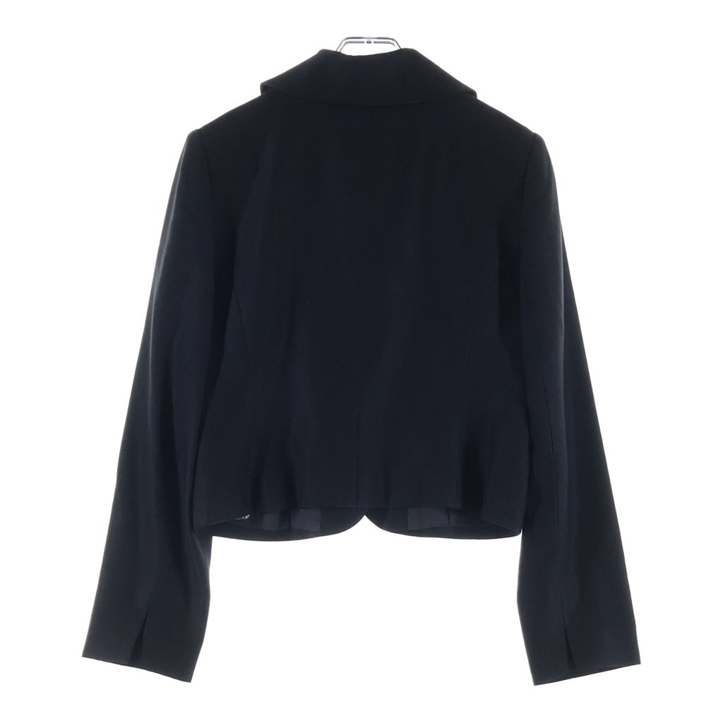 Chloe(クロエ) FORMALライン リボンデザイン ジャケット 襟取り外し可 ブラック 1438063-01 レディース