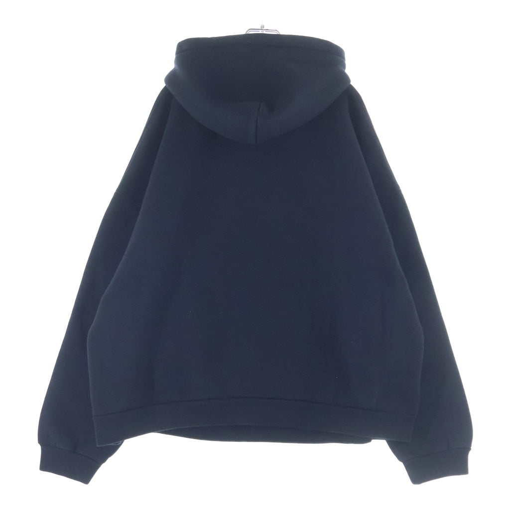 BALENCIAGA(バレンシアガ) 22SS スライムペイントロゴ スウェットプルオーバー パーカー ワイドフィット オーバーサイズブラック 674986 TLVF2