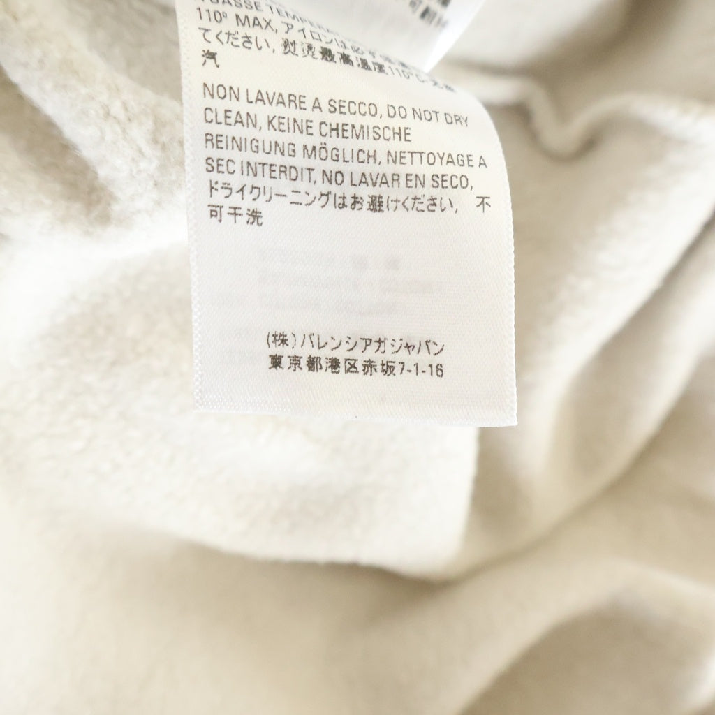 BALENCIAGA(バレンシアガ) Medium Fit Hoodie バックプリントロゴ ミディアムフィットフーディー パーカー ベージュ 600583 TJVA8
