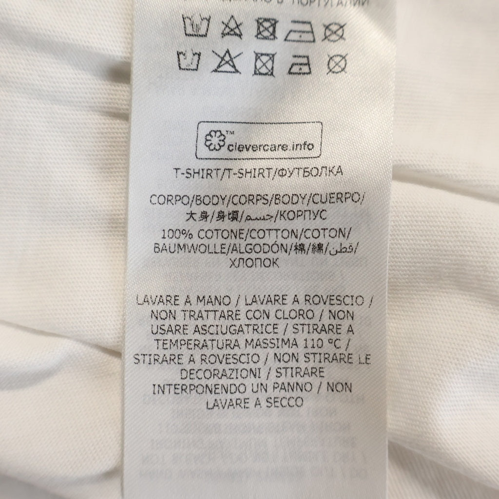 STELLA McCARTNEY(ステラマッカートニー) ゴールド ロゴプリント 半袖Tシャツ カットソー コットン ホワイト 593857 SNW19 レディース