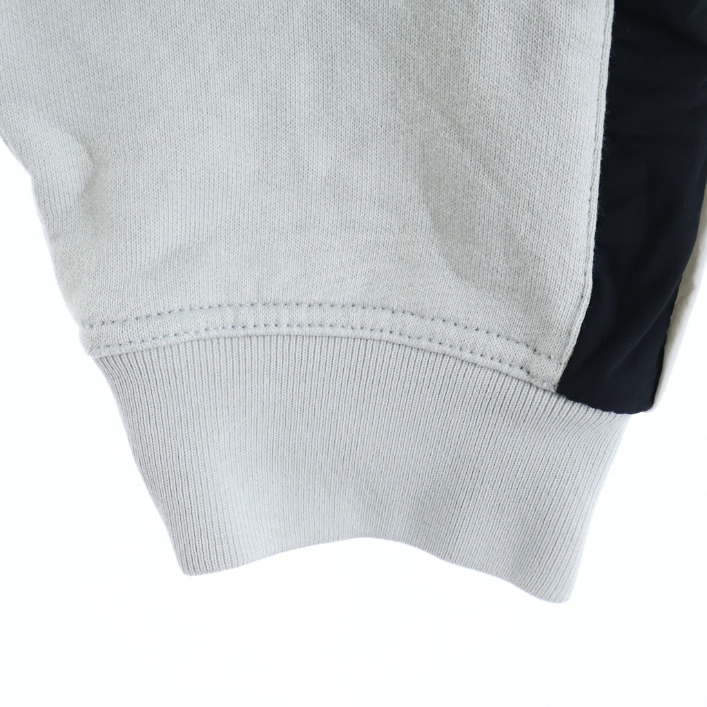 HERMES(エルメス) ランH 袖ラインロゴ 長袖スウェット トレーナー グレー系