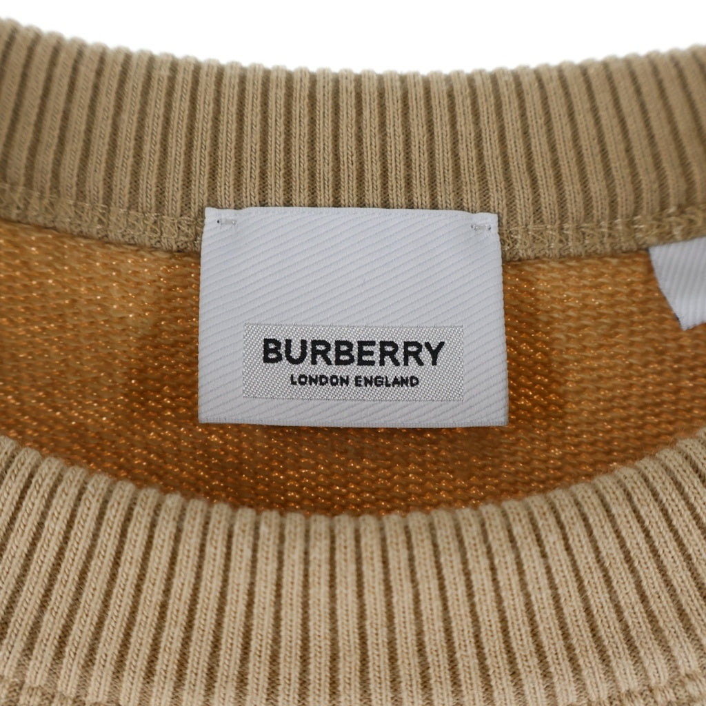 BURBERRY(バーバリー) ラバーロゴ クルーネックスウェット トレーナー ブラウン 8043277