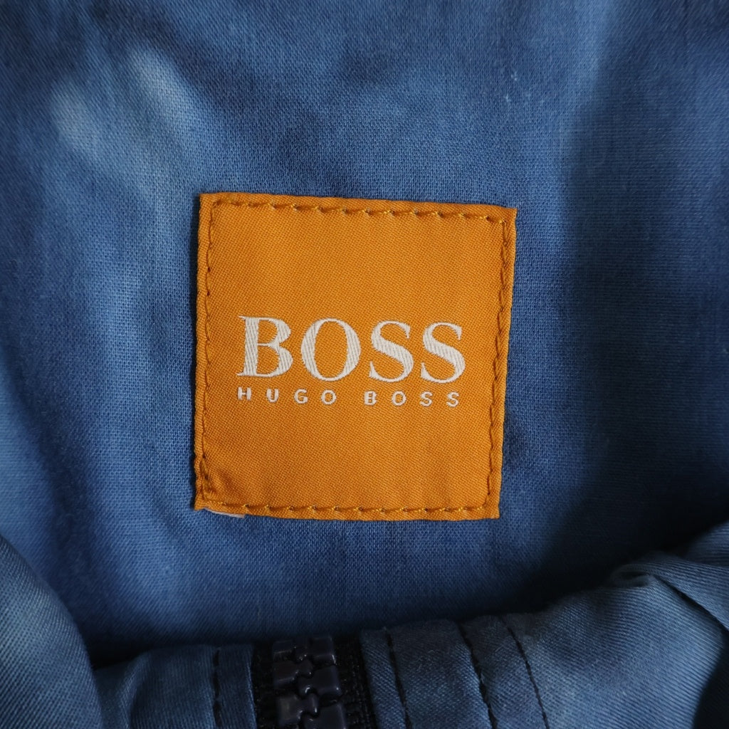 HUGO BOSS(ヒューゴボス) ムラ染め フーデッド ジップアップ ジャケット ブルー 10179204