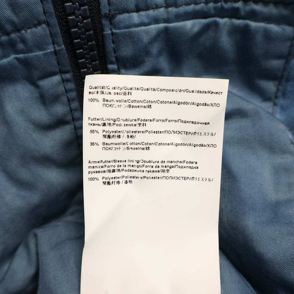 HUGO BOSS(ヒューゴボス) ムラ染め フーデッド ジップアップ ジャケット ブルー 10179204