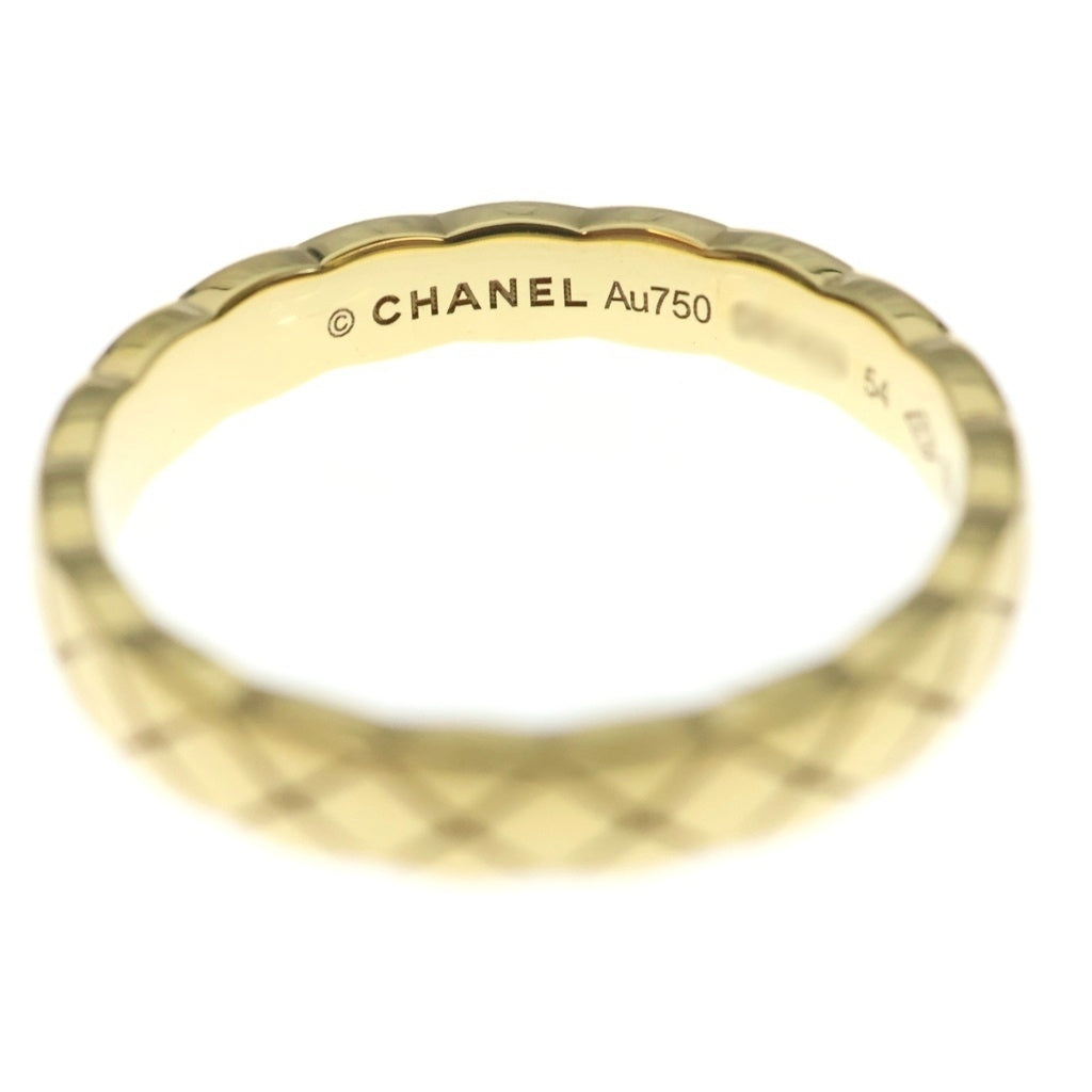 CHANEL(シャネル) ココクラッシュ ミニ リング Au750 K18 YG イエローゴールド