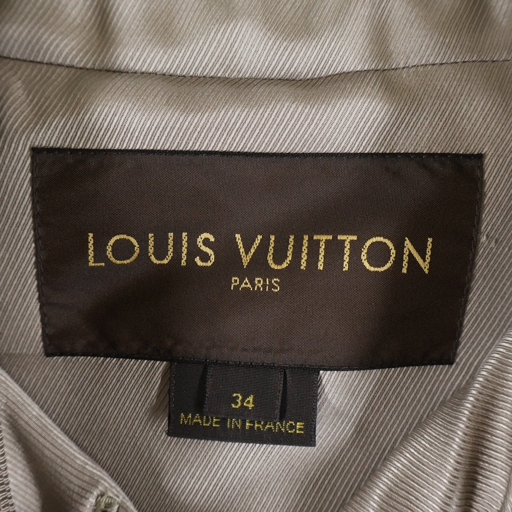LOUIS VUITTON(ルイヴィトン) 05AW 10連ボタン ステンカラー ウールコート ベージュ レディース RW052A WHCO10WG5
