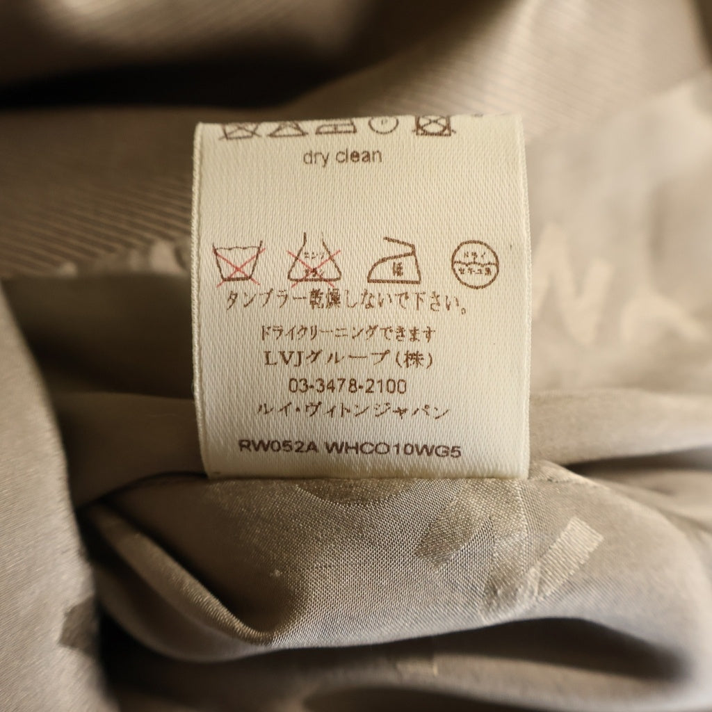 LOUIS VUITTON(ルイヴィトン) 05AW 10連ボタン ステンカラー ウールコート ベージュ レディース RW052A WHCO10WG5