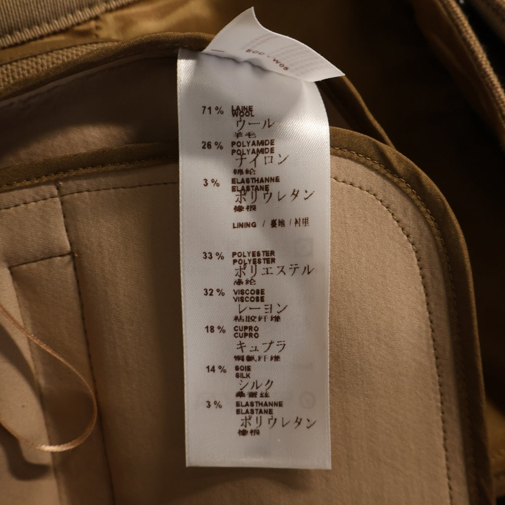 LOUIS VUITTON(ルイヴィトン) スラックス パンツ ビジュー付き ウール ブラウン RW122B F2PA44UAT レディース
