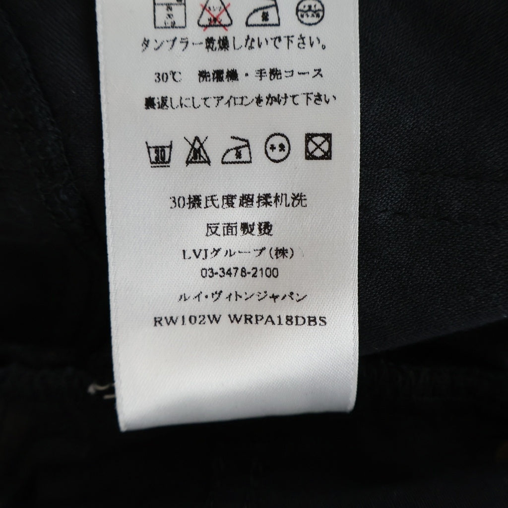 LOUIS VUITTON(ルイヴィトン) デニム パンツ スタッズ ワッペン グレー RW102W ERPA18DBS レディース