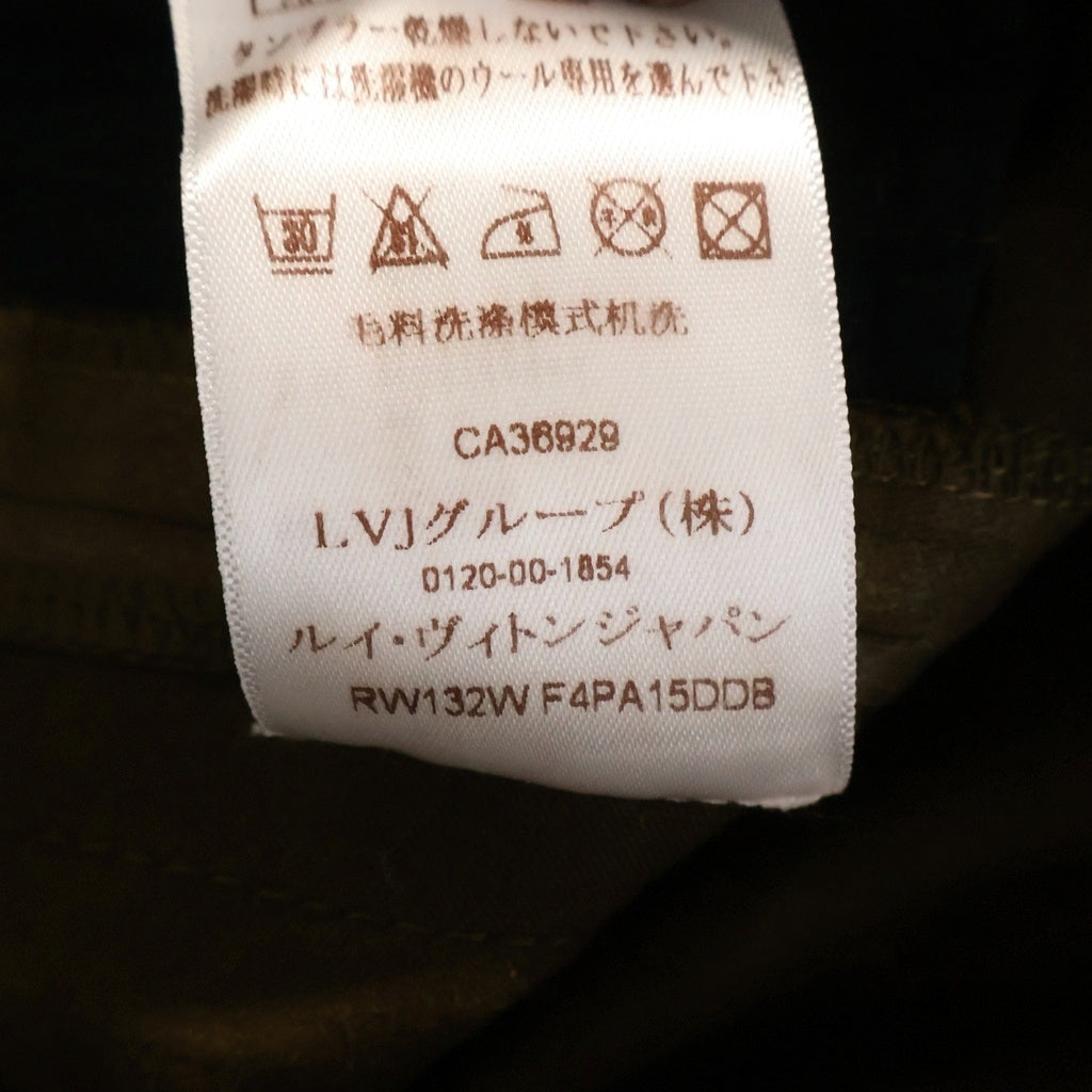 LOUIS VUITTON(ルイヴィトン) パンツ レザー コットン カーキ RW132W F4PA15DDB レディース