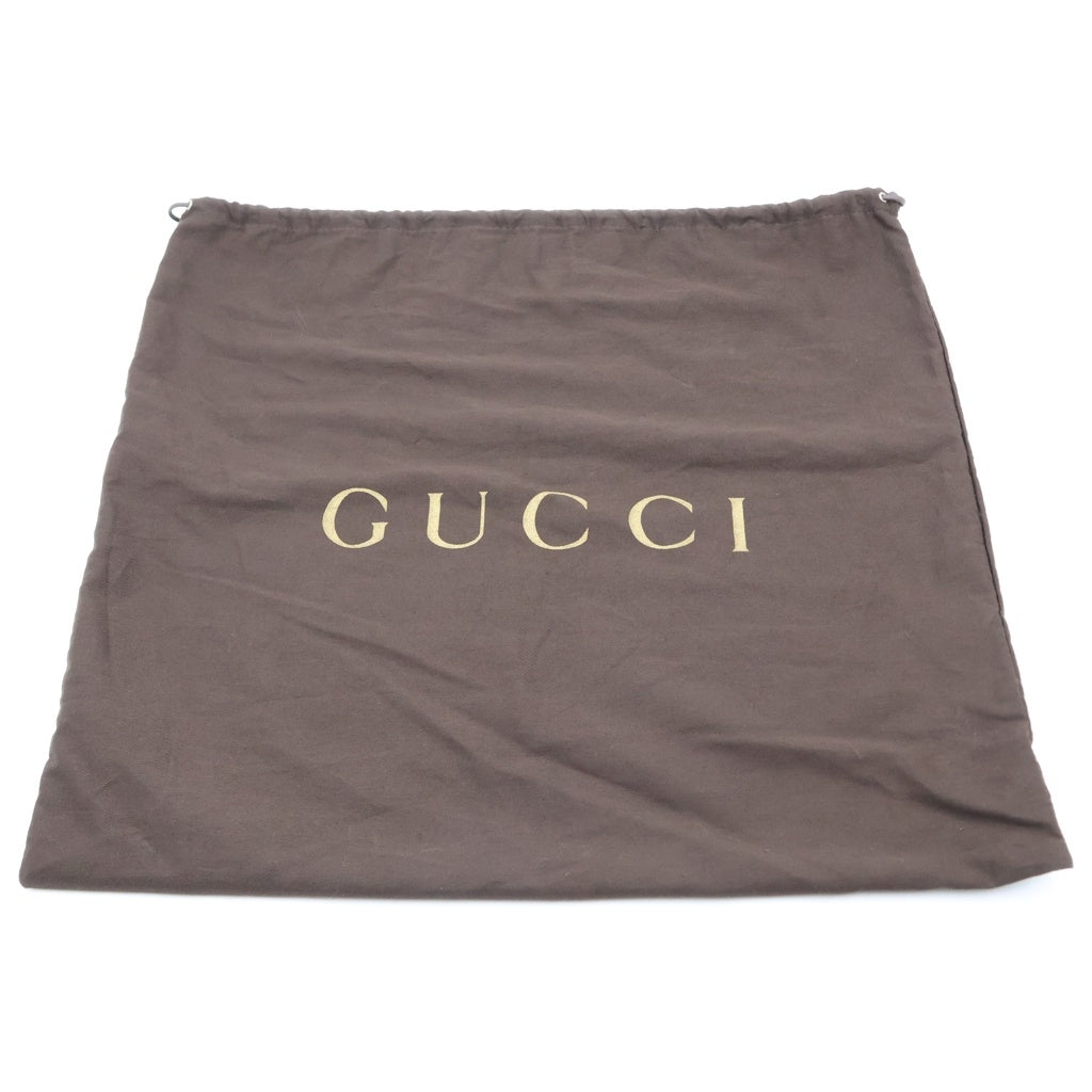 GUCCI(グッチ) スエード ハンドバッグ トートバッグ ブラウン ボルドー レザー 76554 シルバー金具 レディース